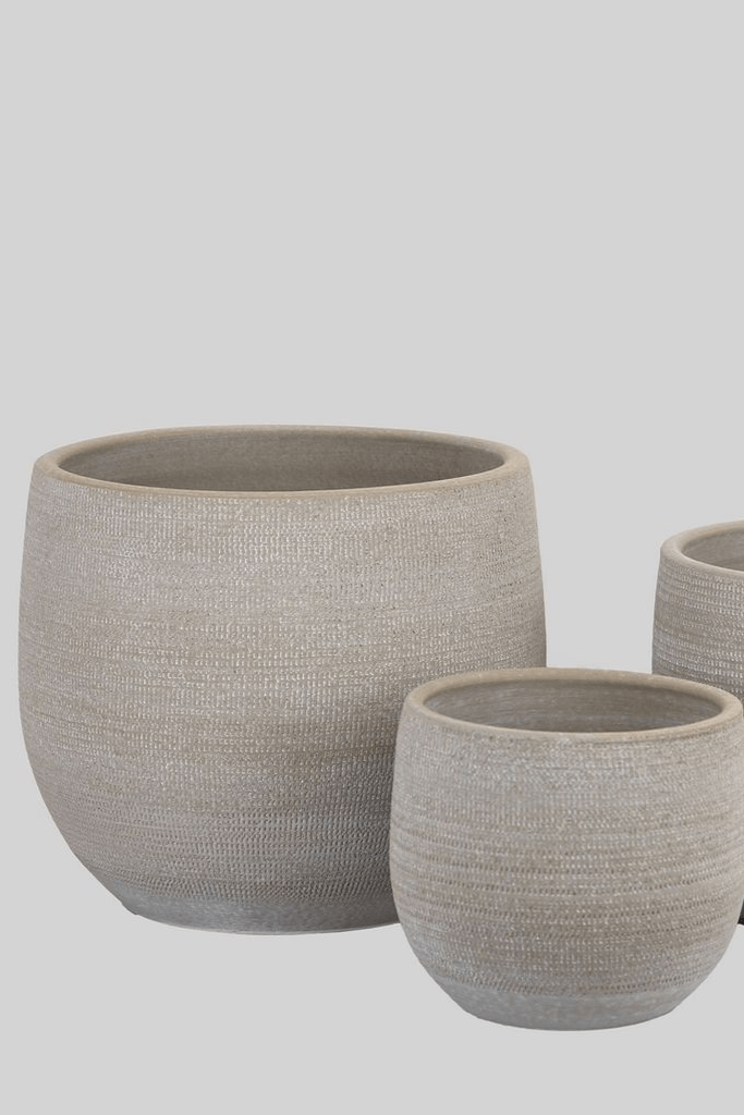 SET 3 MACETEROS CREMA RF. 25453