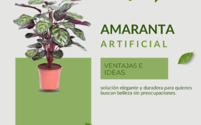 Descubre la Elegancia de la Amaranta Artificial en tu Decoración