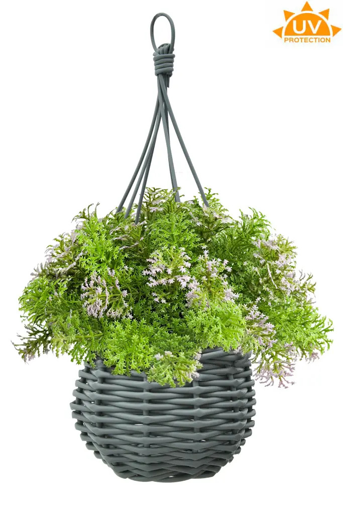 CESTA COLGANTE GRASS UV.22 CM RF.U061X