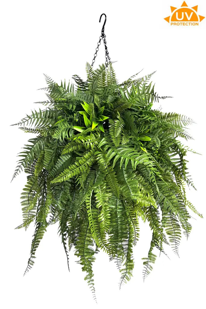 CESTA COLGANTE HELECHO UV.70 CM RF.U090