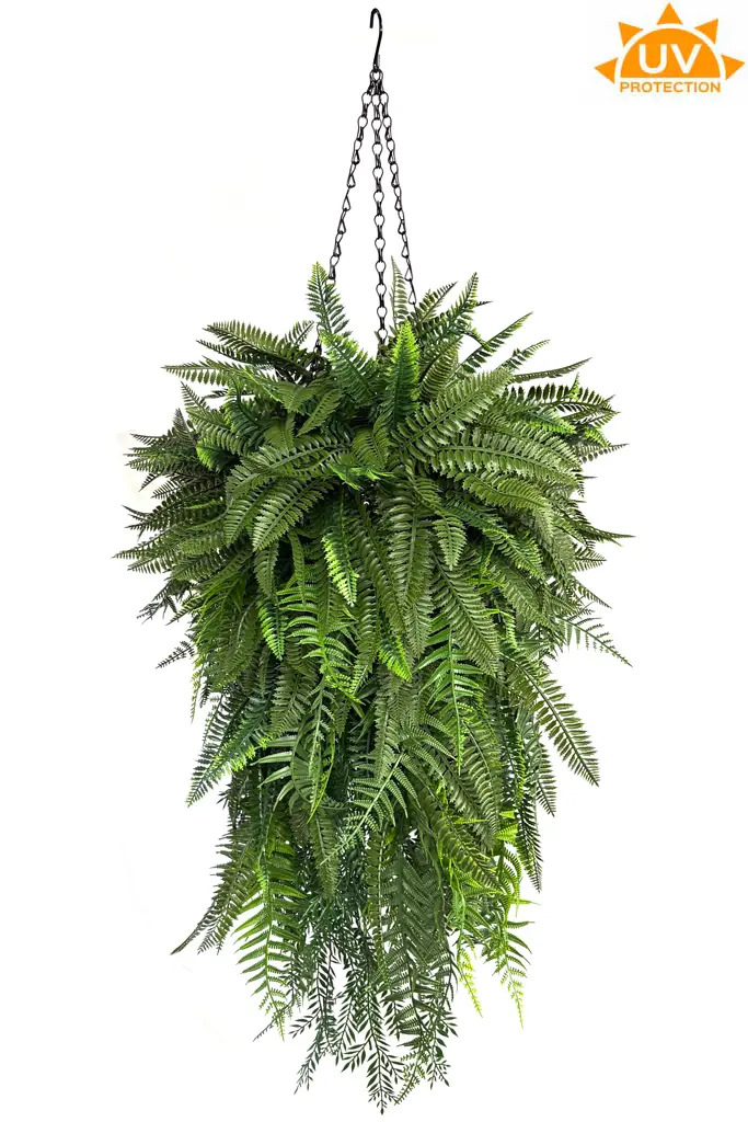 CESTA COLGANTE HELECHOS UV.80 CM RF.GM123